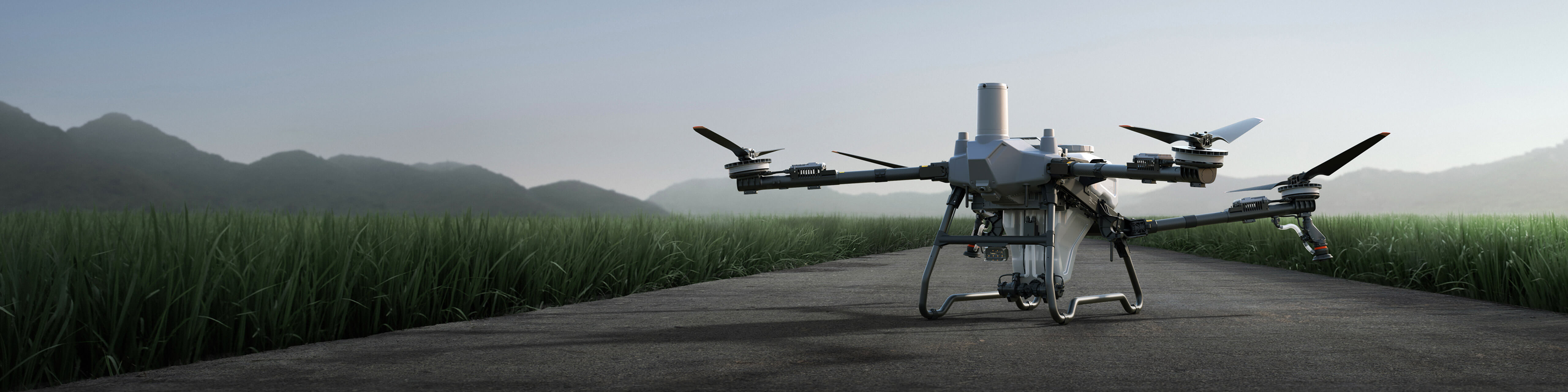 DJI Agras T55 en campo