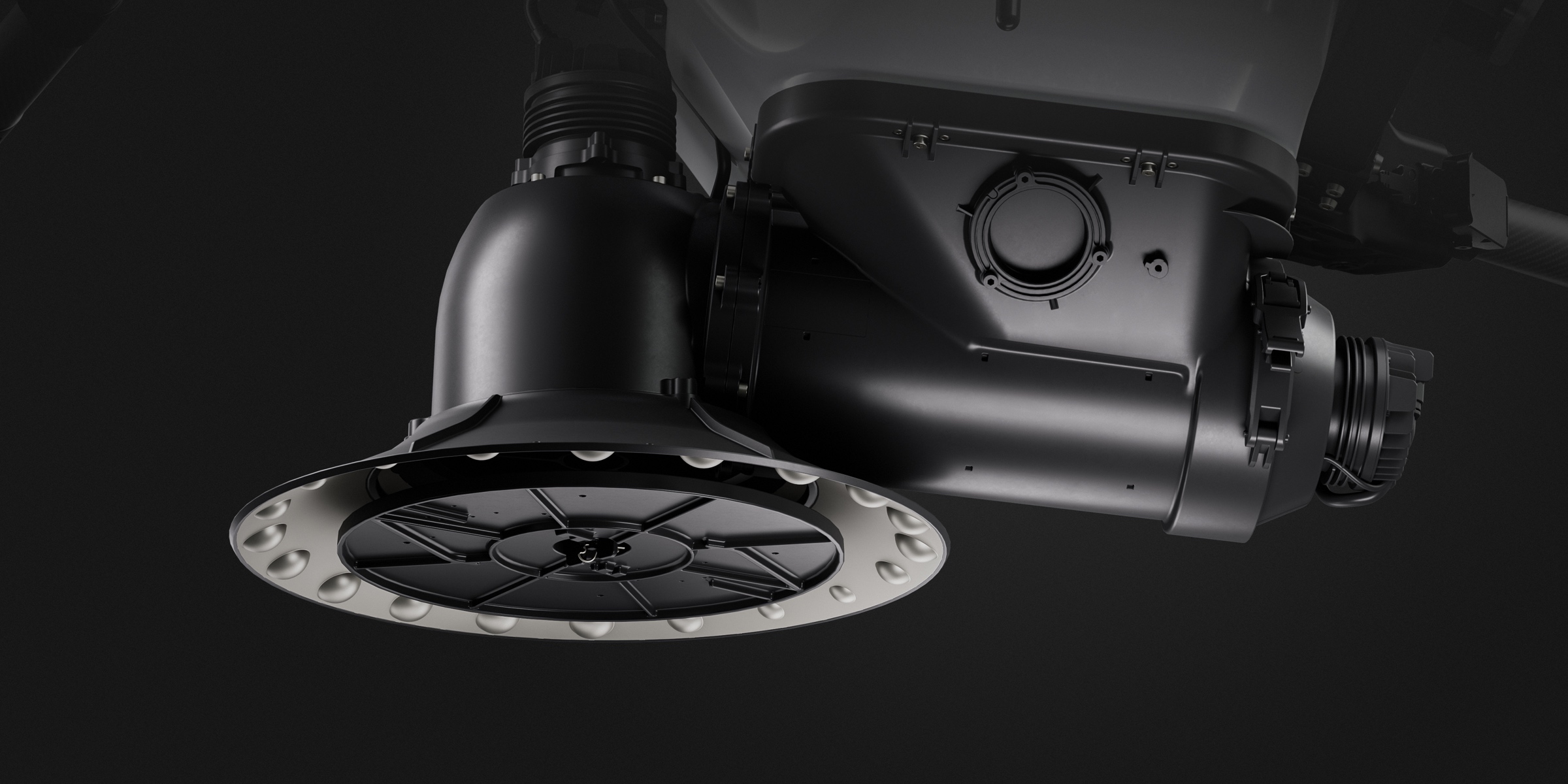 Motor y disco de esparcido del DJI Agras T55