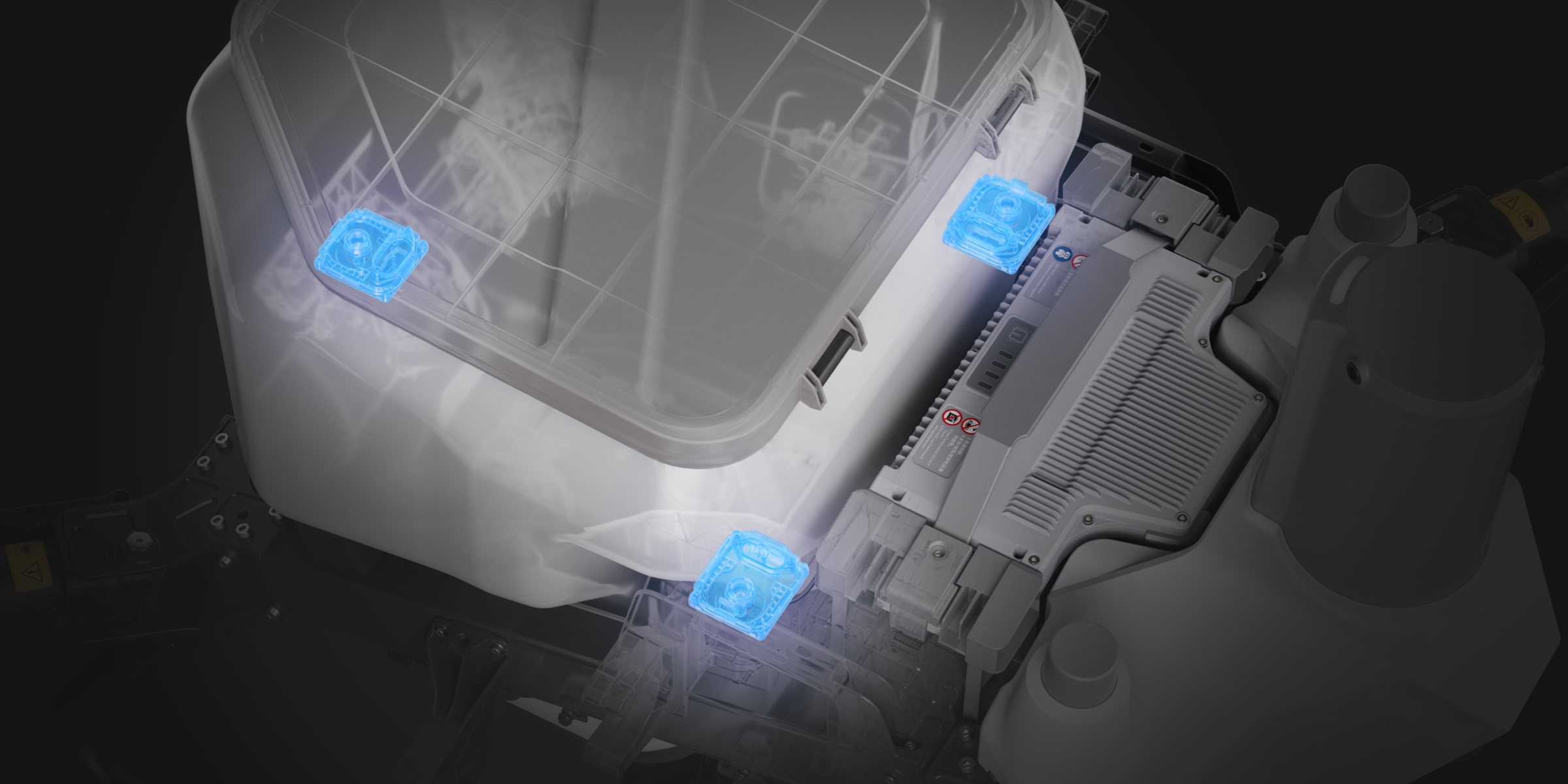 Sensor de nivel del tanque del DJI Agras T55